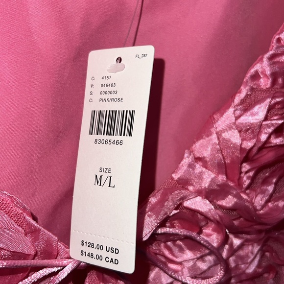 Anthropologie hutch cropped rosette appliqué topper size M/L NWT - Picture 5 of 10